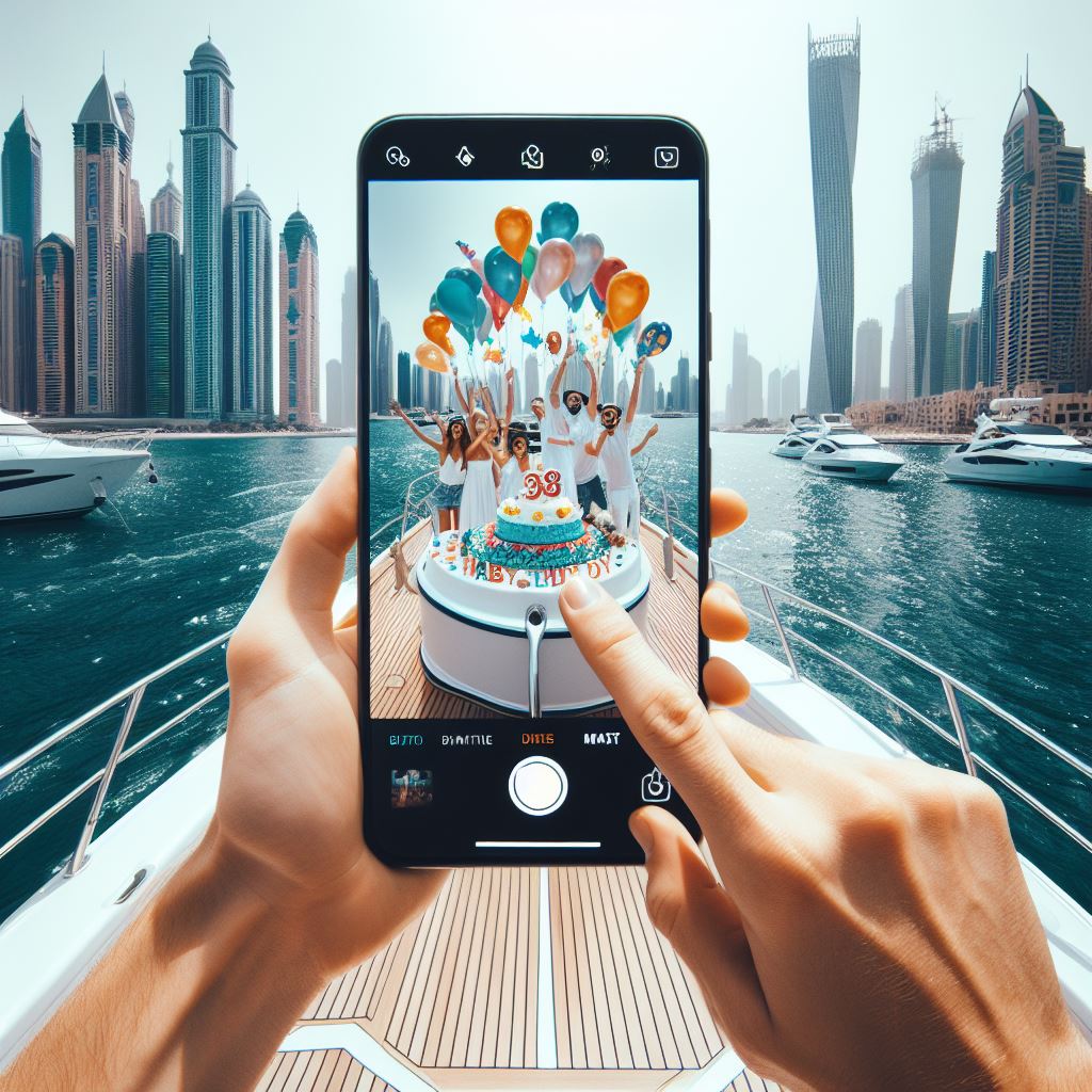 фотосессия на яхте Дубай